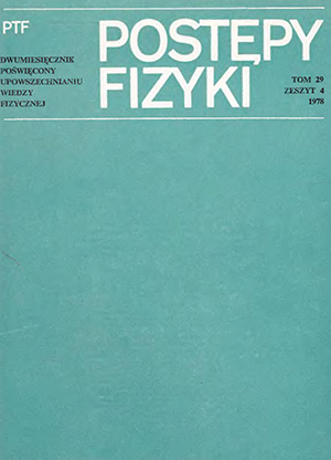 Postępy fizyki nr 4/1978