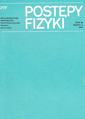 Postępy fizyki nr 4/1979