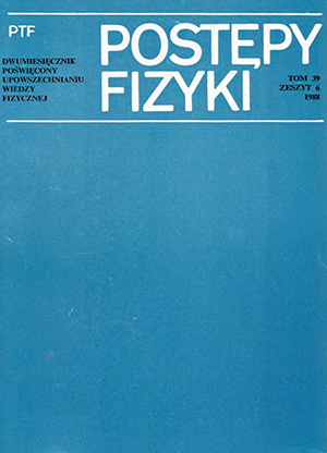 Postępy fizyki nr 6/1988