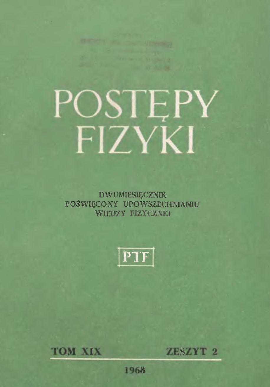 Postępy Fizyki 19 (2) 1968